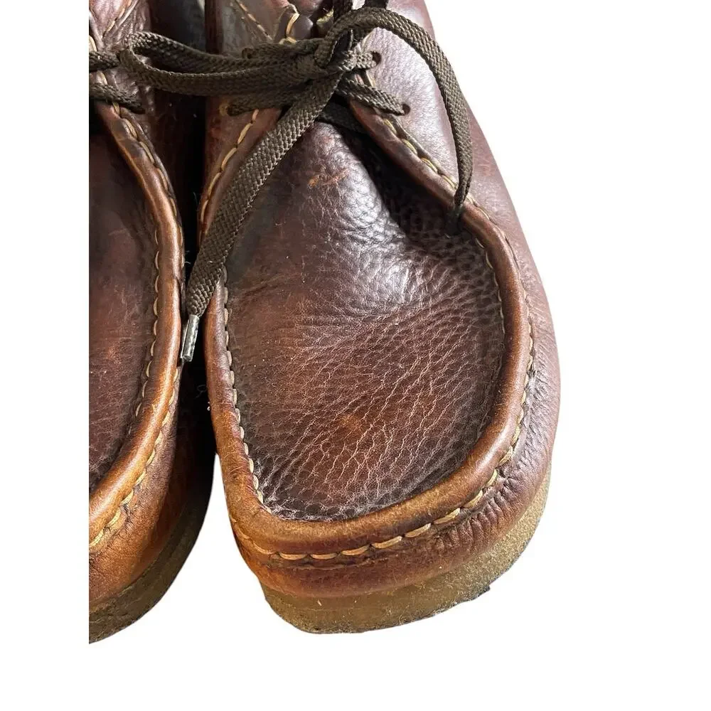 Clarks Originals Wallabee Boots Men’s 9 Premium Leather Chukka #35432 Crepe Sole